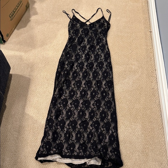 Rampage Dresses & Skirts - Rampage Black Lace Dress